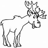 Moose Coloring Pages Printable For Free Download sketch template