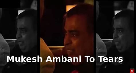 Anant Ambani's Emotional Speech Moves Mukesh Ambani To Tears 2024