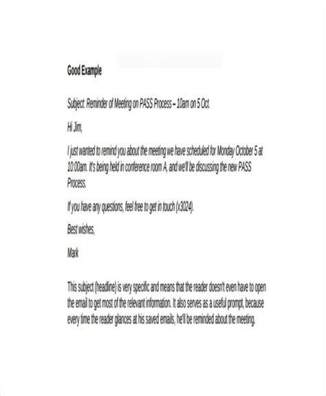 Reminder Email - 24+ Examples, Format, How to Write, Pdf