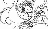 Waiting Glitter Force Girl Coloring Page  Wecoloringpagecom sketch template