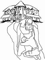 Prodigal Son Bible Coloring Page & coloring Book sketch template