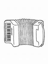 Akkordeon Accordeon Kleurplaat Malvorlage Accordion Ausmalbilder  sketch template
