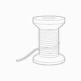 Spool Coloring Pages sketch template