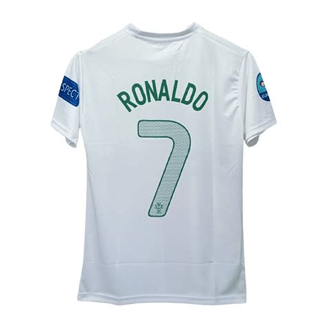 Cristiano Ronaldo Portugal 2012 Away Jersey | Retro Collection ...