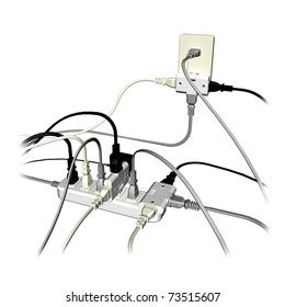 Octopus Wiring Stock Illustration 73515607 | Shutterstock