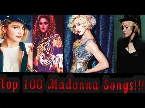 Madonna: Her Top 100 Songs! (1982 - 2015) - YouTube