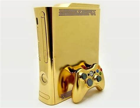 Xbox 360 chapada en oro, para ti, multimillonario jugón