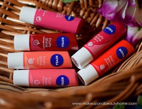 All Nivea Fruity Shine Lip Balms : Shades, Photos and First Impressions | Nivea lip balm, Lip ...