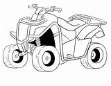 Yamaha ATV Coloring Page  Free Printable Pages For Kids sketch template