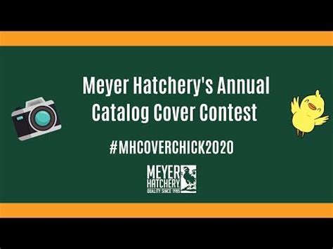 (1) Meyer Hatchery's Annual Catalog Cover Contest - YouTube | Meyer hatchery, Catalog cover, Contest