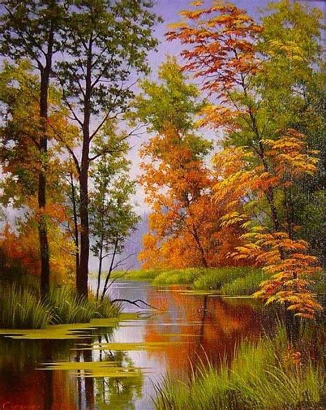 Sign in | Autumn painting, Landscape paintings, Autumn landscape