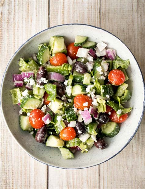 The Perfect Greek Salad - Ahead of Thyme