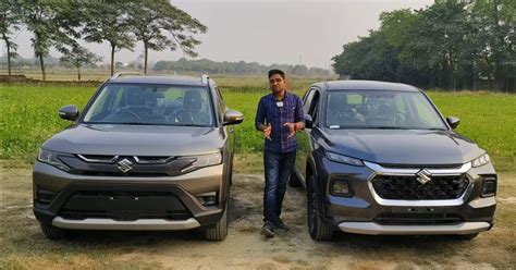 Maruti Brezza ZXI & Grand Vitara Delta variant in a comparison video