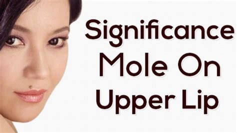 Black Mole On Upper Lip Meaning Female - Infoupdate.org