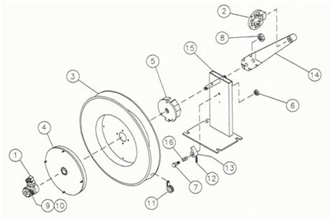 Air Hose Reel Parts Diagram