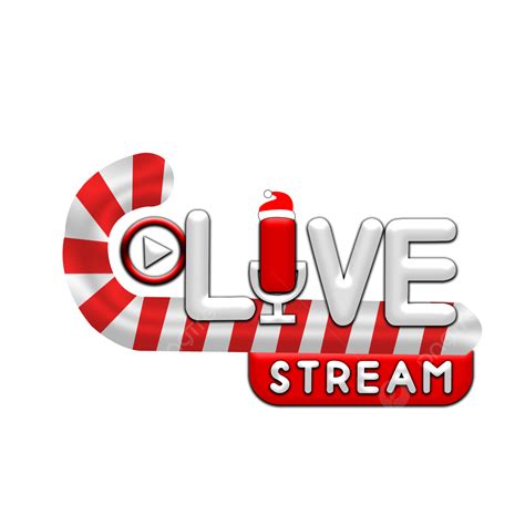 Christmas Live Stream Clipart Transparent Background, Christmas Live ...