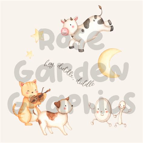 Hey Diddle Diddle PNG – Rose Garden Graphics