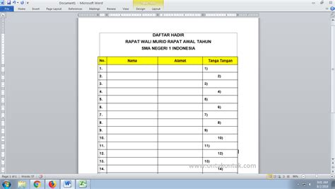 Daftar Hadir Peserta Rapat - Daftar Hadir Peserta Rapat - Check ...