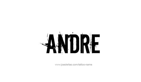 Andre Name Logo - LogoDix