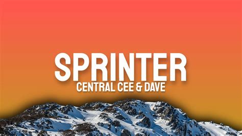 Central Cee & Dave - Sprinter (Lyrics) - YouTube