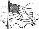 Flag Day Coloring Page  sketch template