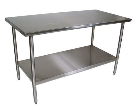 10 Beautiful Stainless Steel Kitchen Tables | Stainless steel work table, Stainless steel table ...