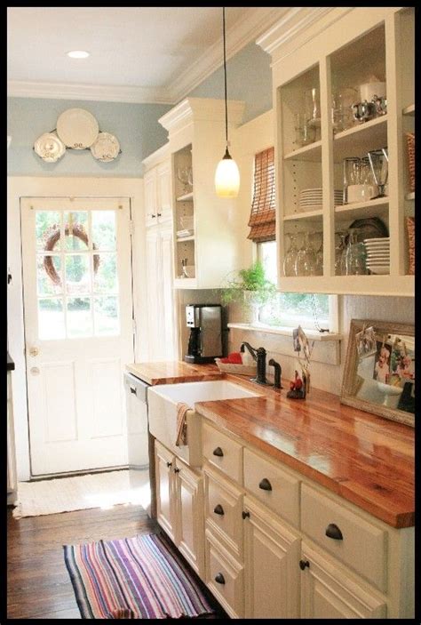 DIY Butcher block countertop from salvaged 2 x 4s, with polyurethane ...