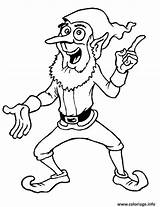Coloriage lutin De Noel 40 Dessin à Imprimer  Elf Clipart Santa sketch template