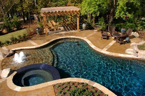 Oxford, MS- Custom Gunite Pool designed & built by Michael Hatcher ...