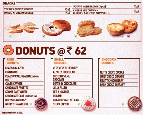 Yum Yum Donuts Menu - BAHIA HAHA