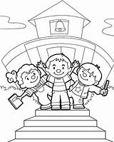 Go To School sketch template
