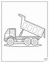 Construction Trucks Coloring Pages Truck Book Fun And sketch template