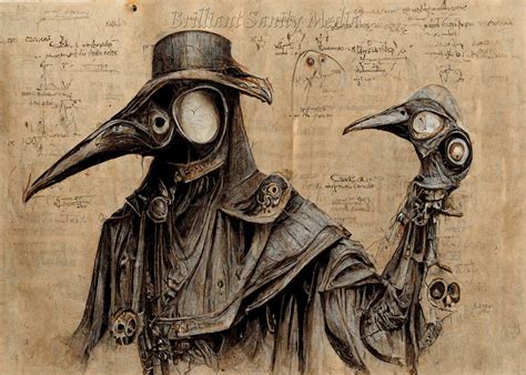 Vintage Plague Doctor Art Print V.10 Instant Download Printable Home Decor, Poster Wall Art Gift ...