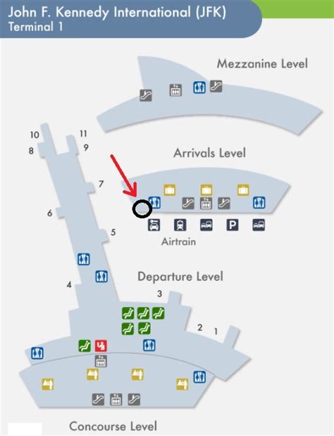 Jfk Terminal 1 Parking Map