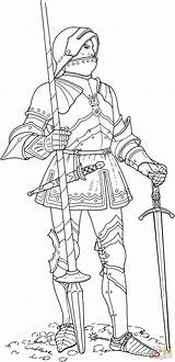 Knight With Two Swords coloring Page  Free Printable Coloring Pages sketch template
