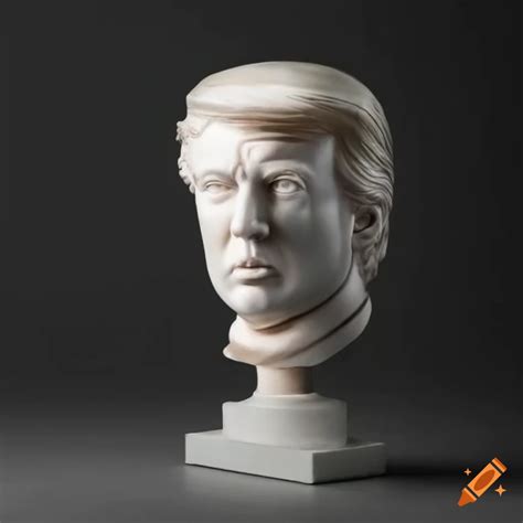 Marble statue of donald trump on Craiyon