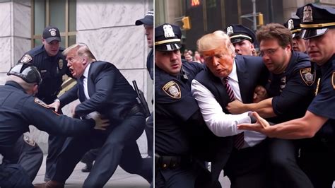 Donald Trump Getting Arrested AI Art | Know Your Meme