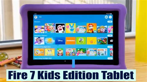 Fire 7 Kids Edition Tablet Review - YouTube