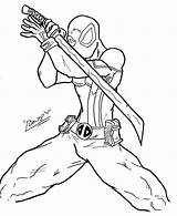 Free Printable Deadpool Coloring Pages For Kids sketch template