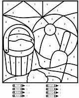 Color By Number Printable For Kindergarten sketch template
