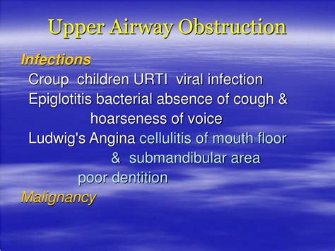 PPT - Upper Airway Obstruction PowerPoint Presentation, free download - ID:3108356