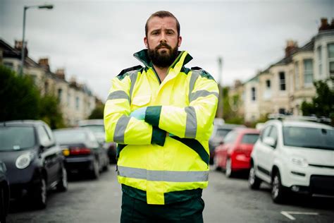 Portrait of a male paramedic in uniform