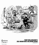 EXCLUSIVE Tony Millionaire Is Getting A Sea Monsters coloring Book At  sketch template