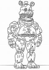 Printable Five Nights At Freddys Coloring Pages sketch template