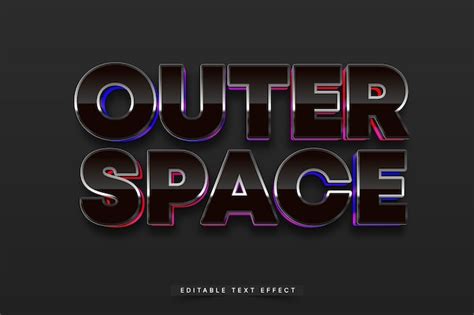 Premium Vector | Futuristic text effect generator