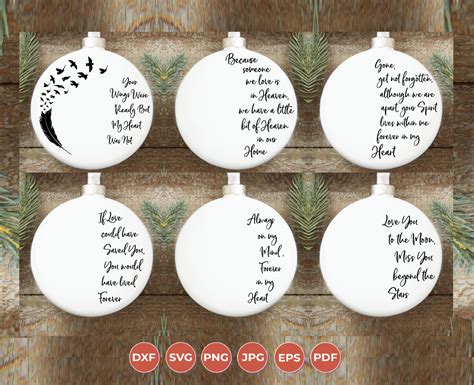 In Memory Christmas Ornament SVG Bundle Vol Round Memorial India | ubicaciondepersonas.cdmx.gob.mx