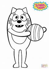 Yo Gabba Coloring Pages At GetColoringscom  Free Printable sketch template