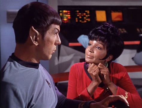 Spock and Uhura | Star trek tos, Star trek, Spock