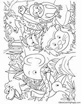 Jungle Coloring sketch template