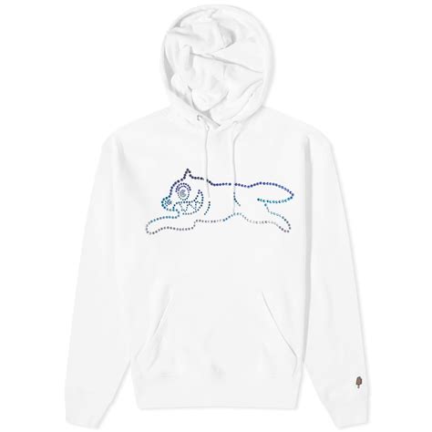 ICECREAM Crystal Running Dog Popover Hoodie White | END. (GB)